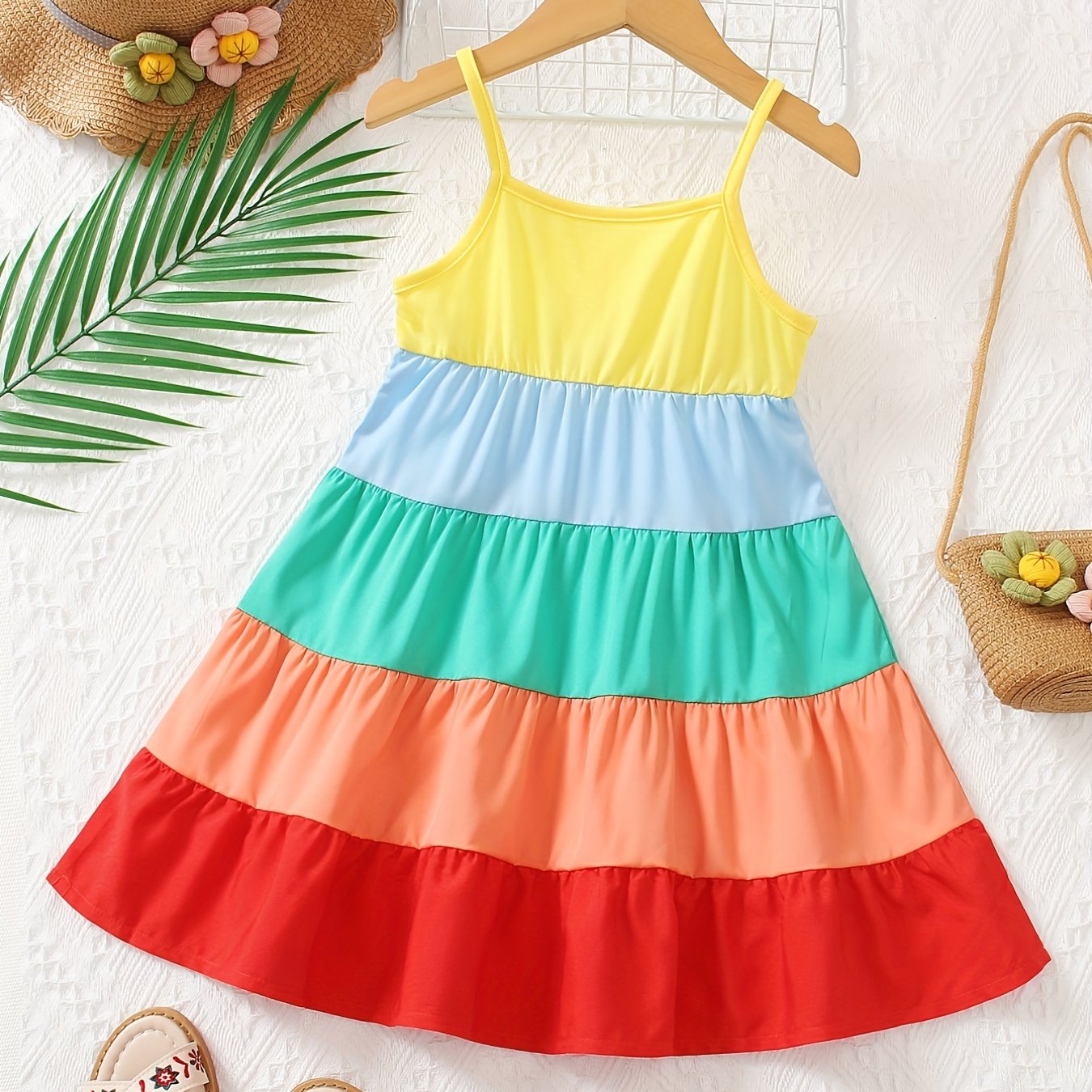 Girls Rainbow Dress