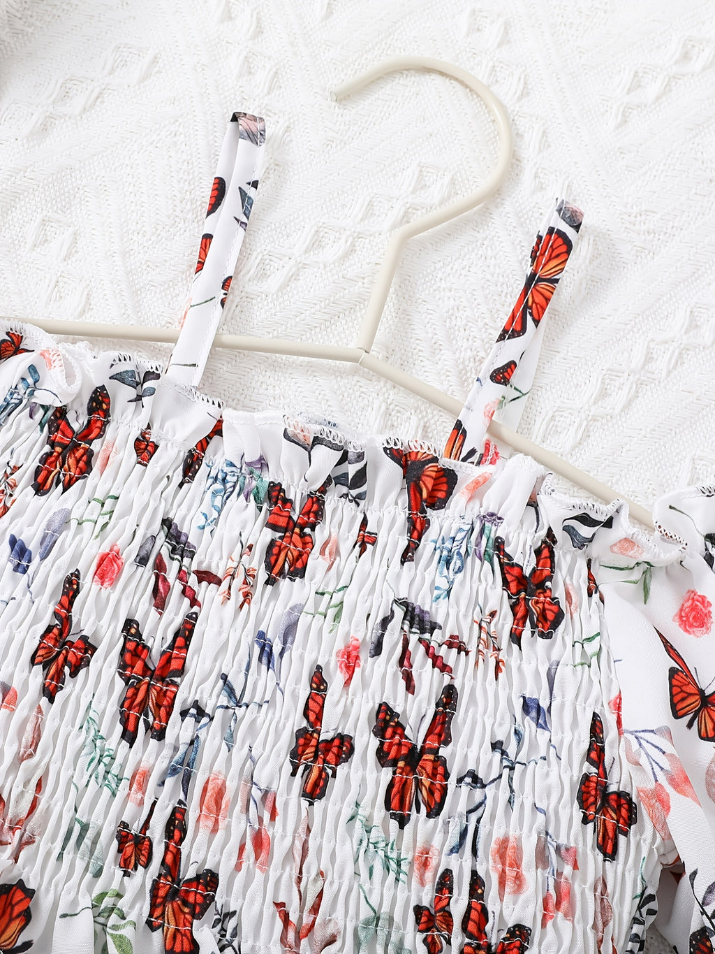 Girls Long Puff Sleeves