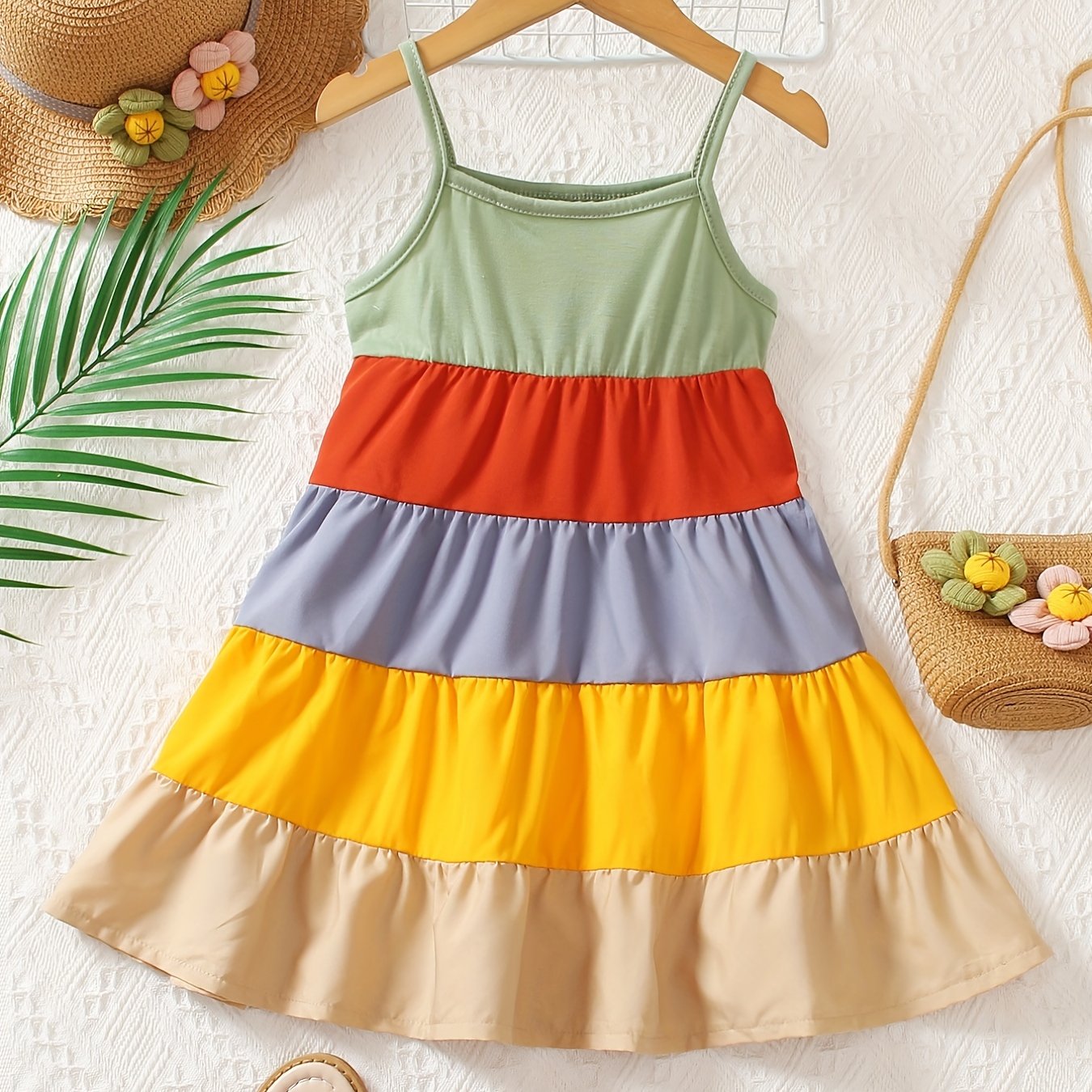 Girls Rainbow Dress