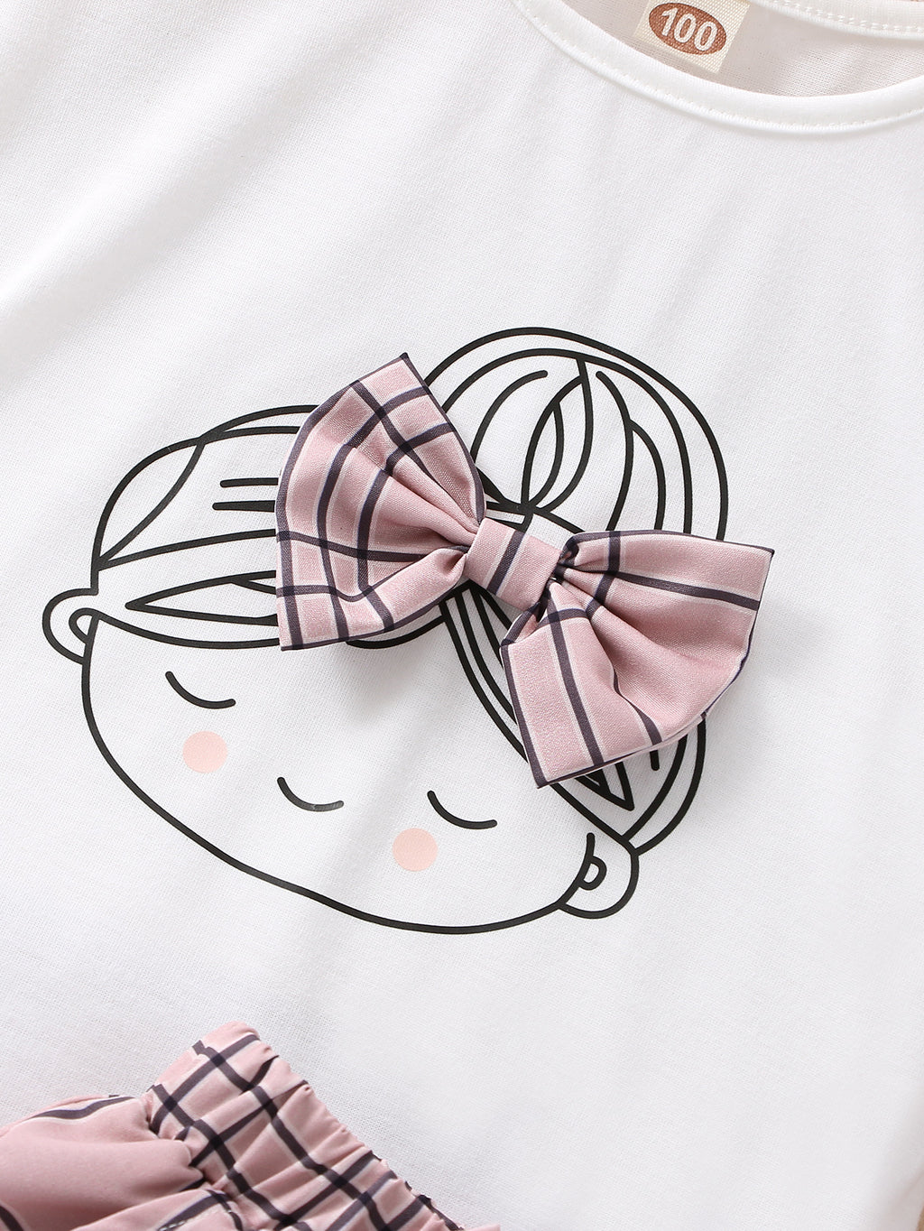 Sleeve Tees Top & Shorts Set