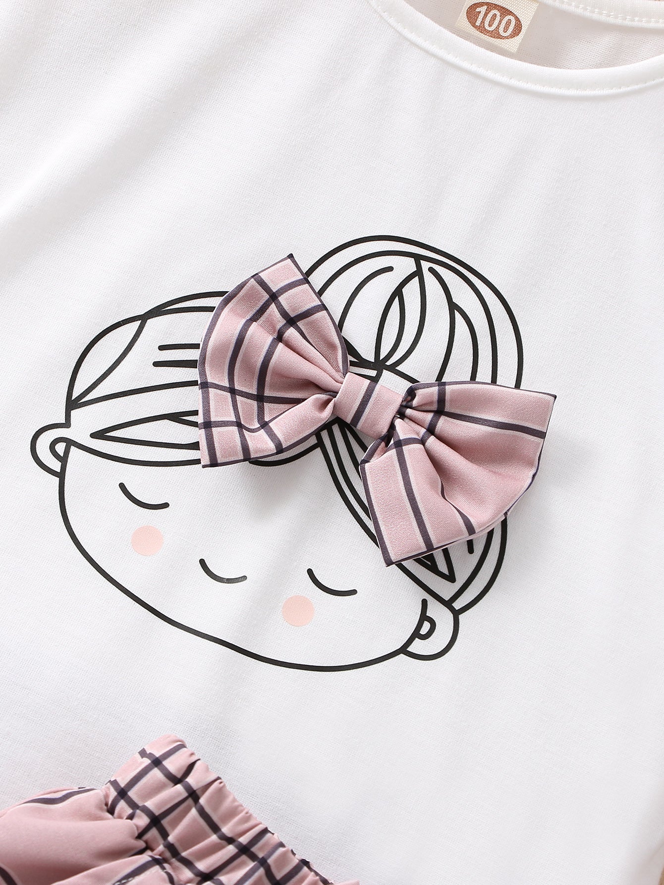 Sleeve Tees Top & Shorts Set