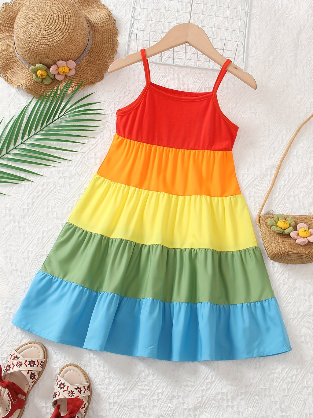Girls Rainbow Dress