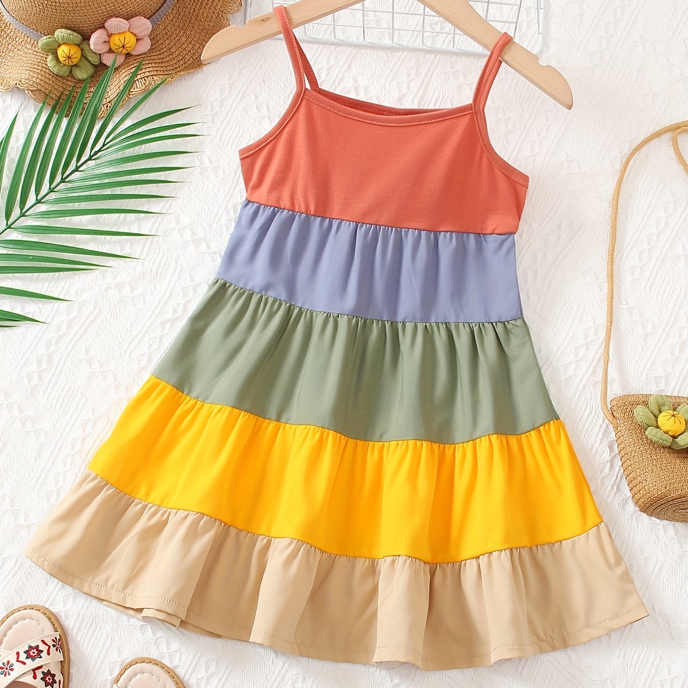 Girls Rainbow Dress