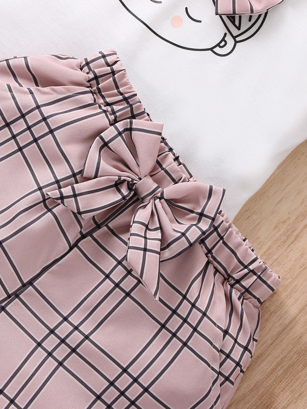 Sleeve Tees Top & Shorts Set