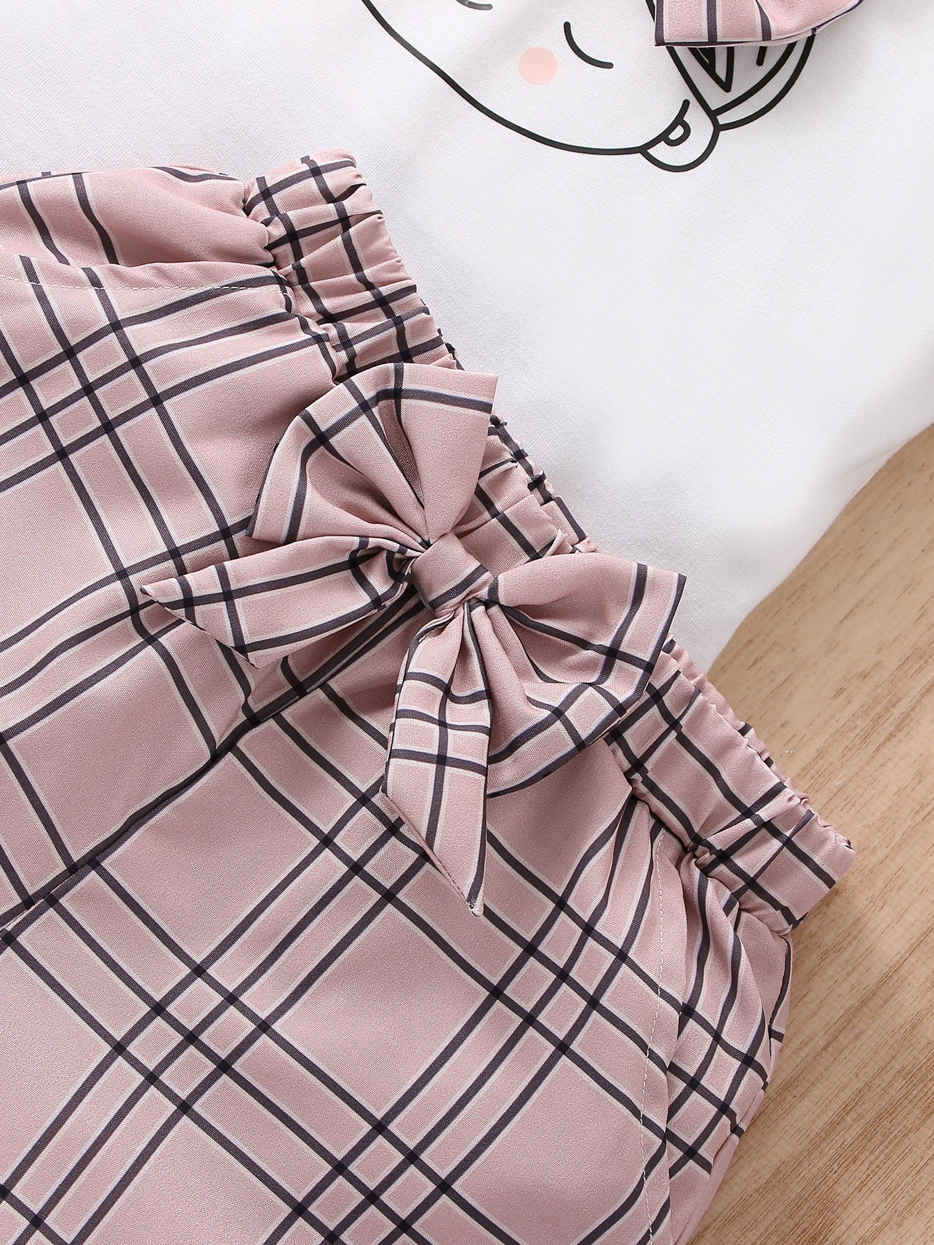 Sleeve Tees Top & Shorts Set