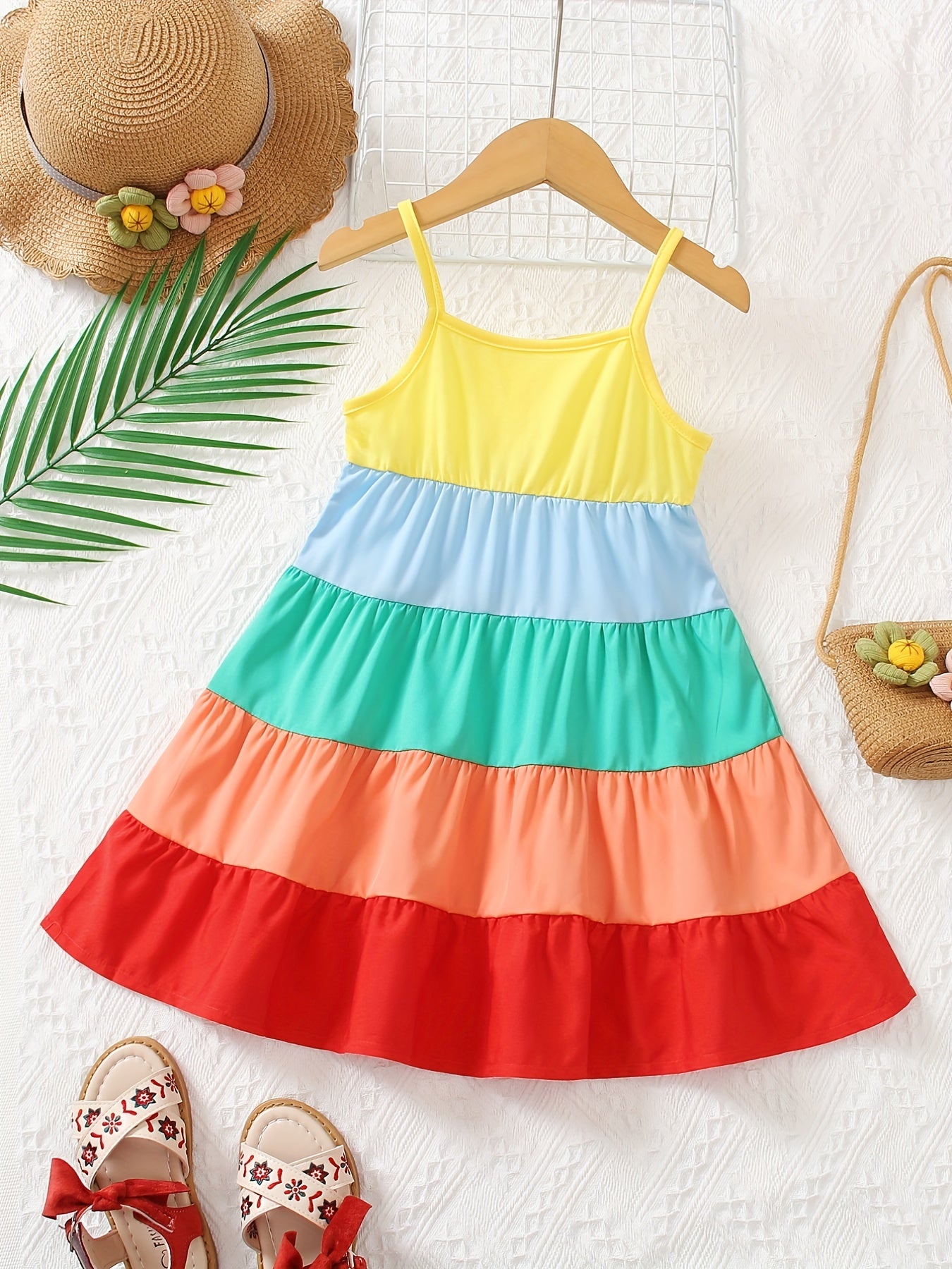 Girls Rainbow Dress