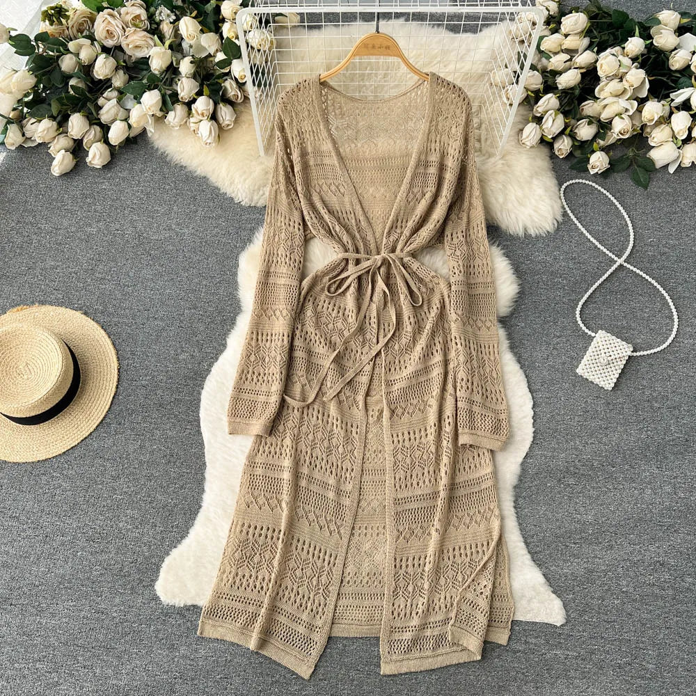 SINGREINY Bohemian Cardigan