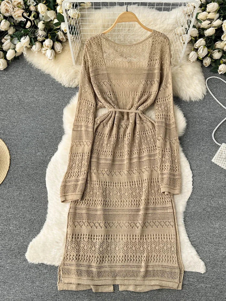 SINGREINY Bohemian Cardigan