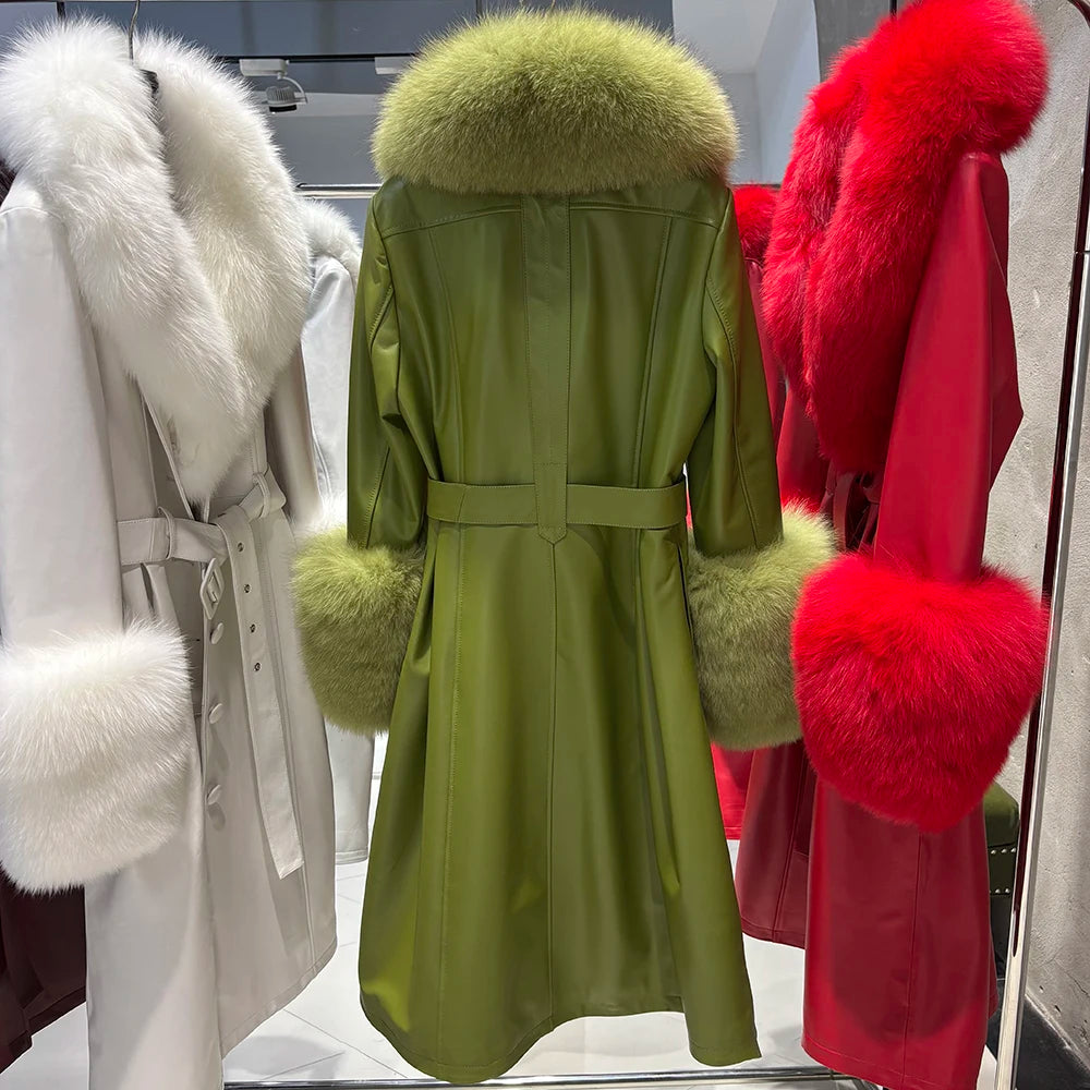 YOLOAgain Women's Fox Trench