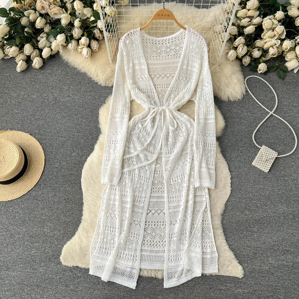 SINGREINY Bohemian Cardigan