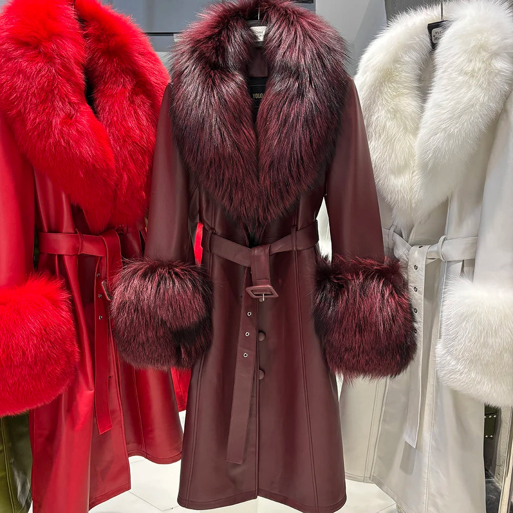 YOLOAgain Women's Fox Trench