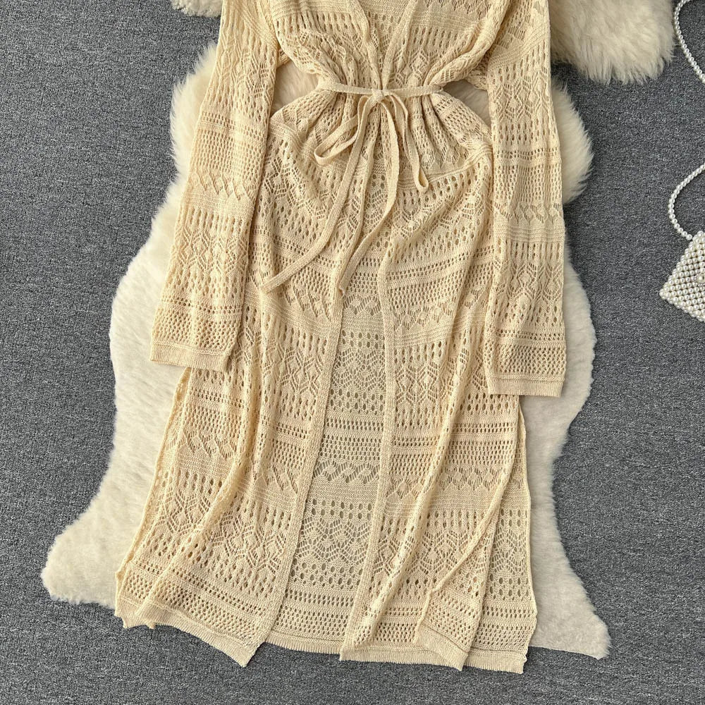 SINGREINY Bohemian Cardigan