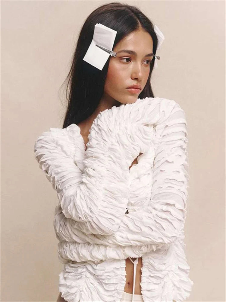 Tossy Ruffled T-shirt Top