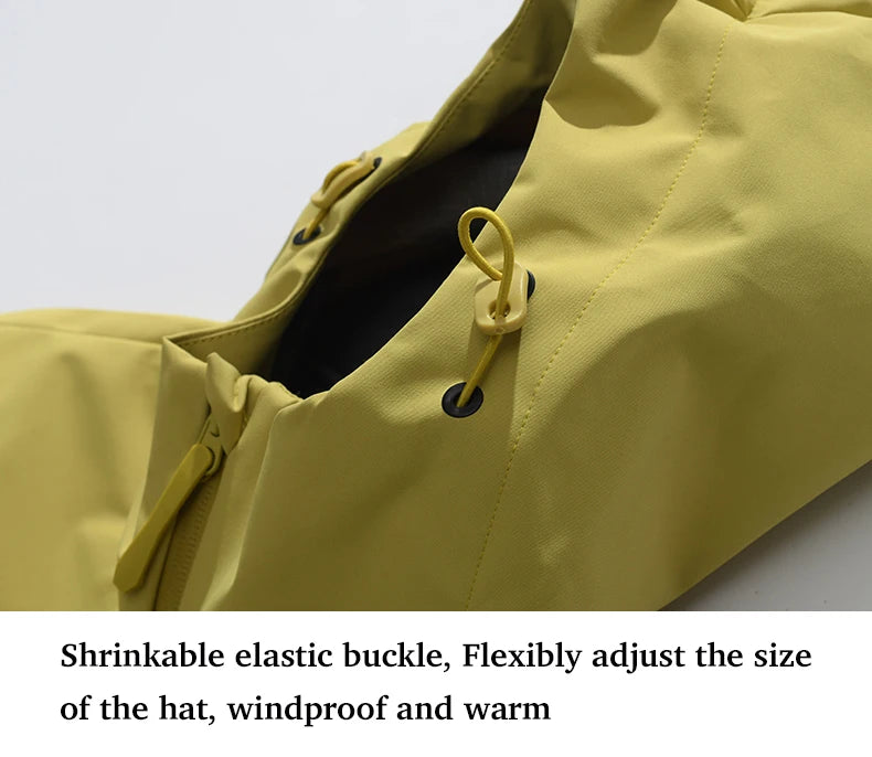 EUMERGX Men's Women's Waterproof Jacket