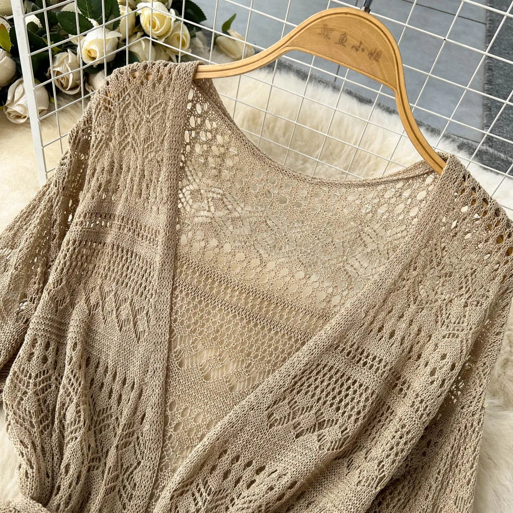 SINGREINY Bohemian Cardigan