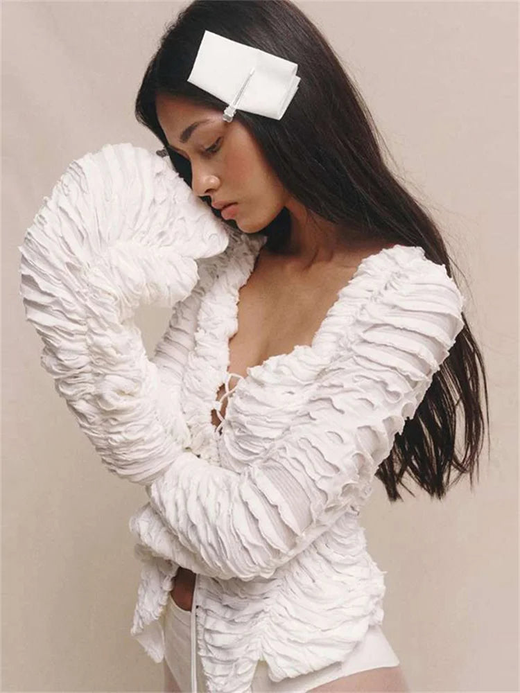 Tossy Ruffled T-shirt Top