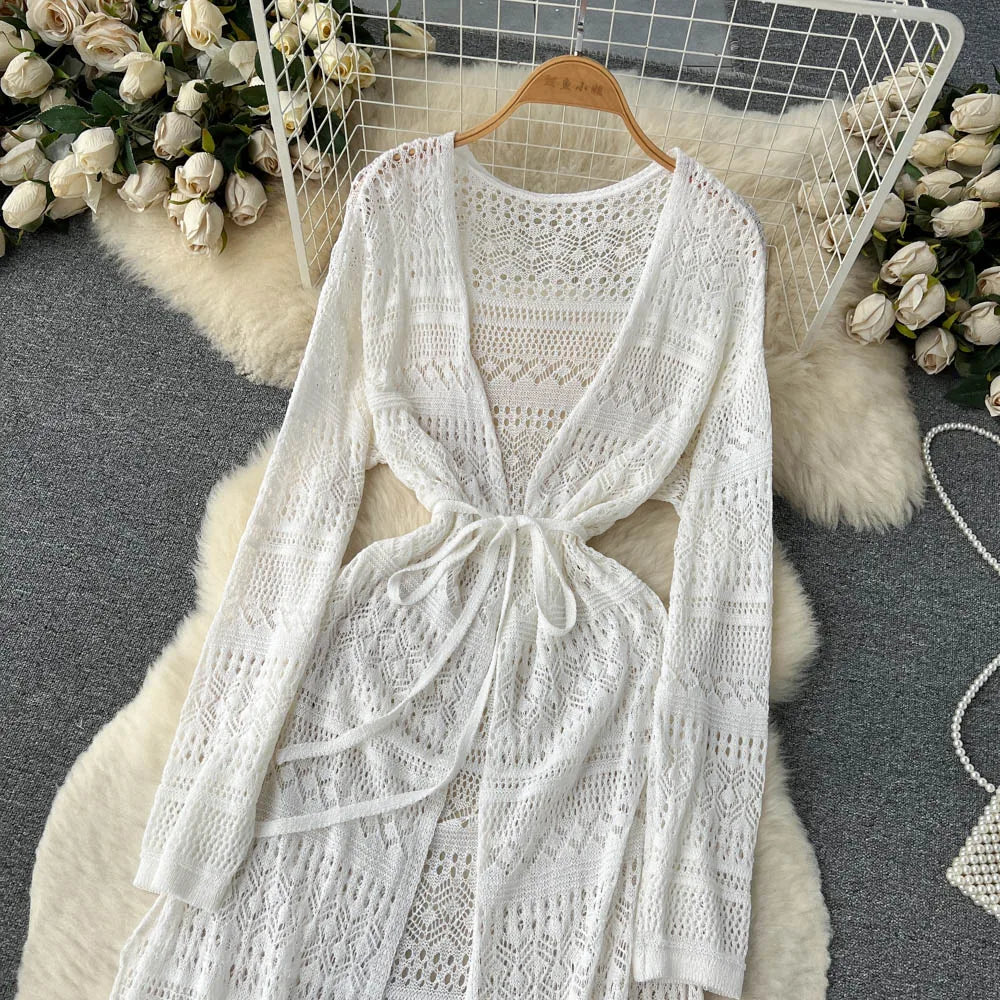 SINGREINY Bohemian Cardigan