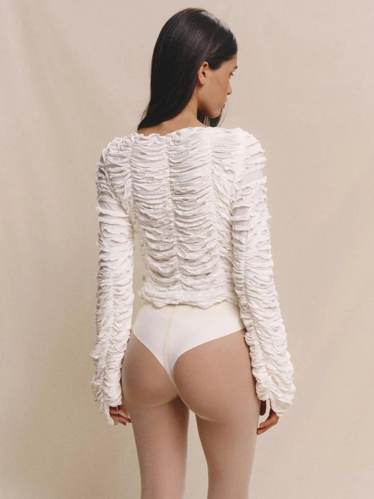 Tossy Ruffled T-shirt Top