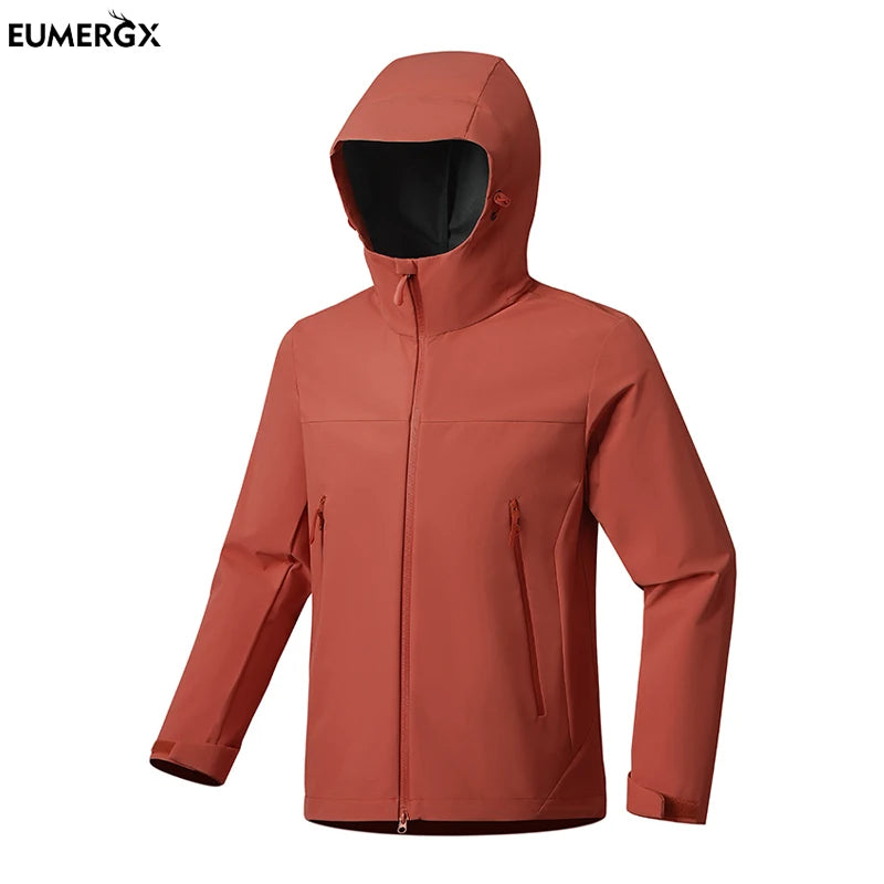 EUMERGX Men's Women's Waterproof Jacket