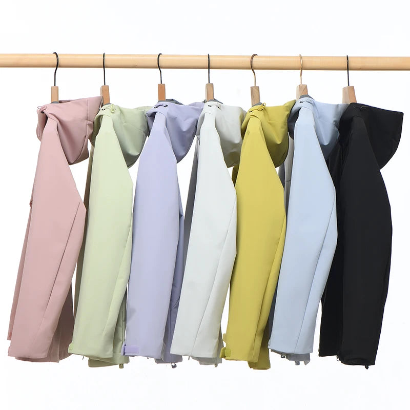 EUMERGX Men's Women's Waterproof Jacket