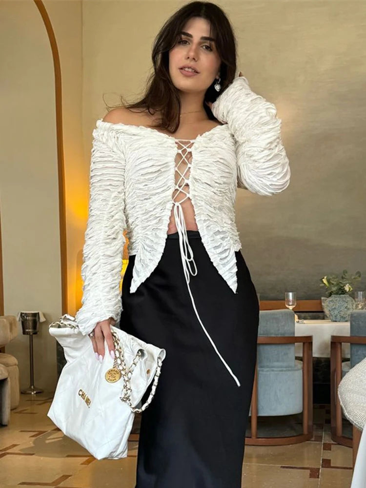 Tossy Ruffled T-shirt Top