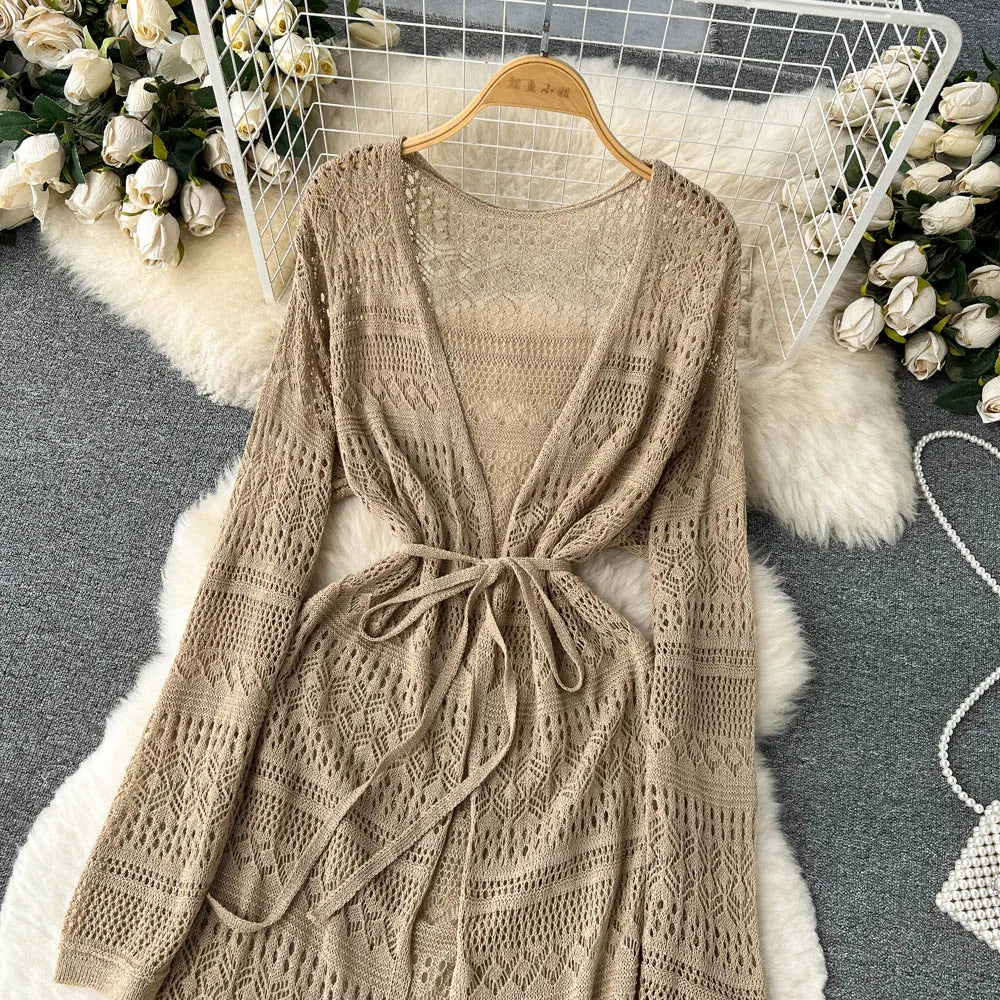 SINGREINY Bohemian Cardigan