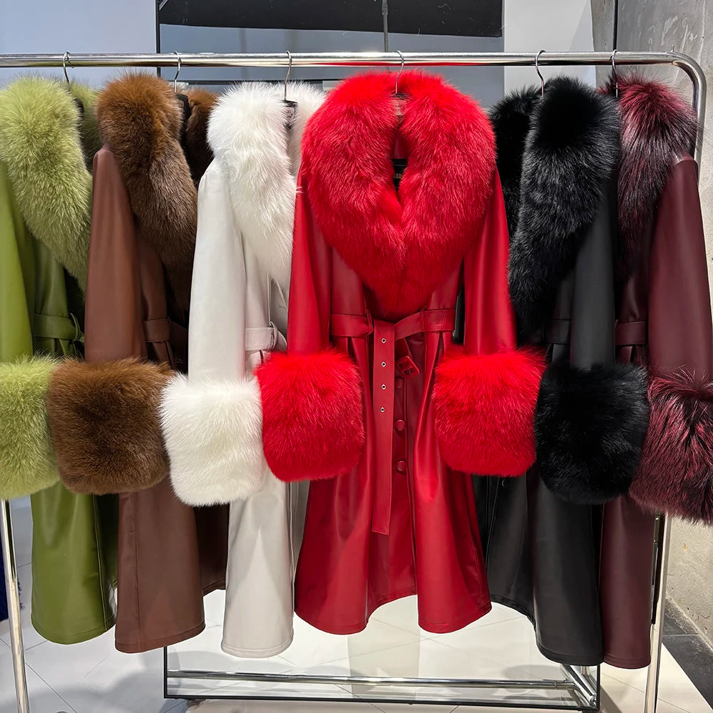 YOLOAgain Women's Fox Trench