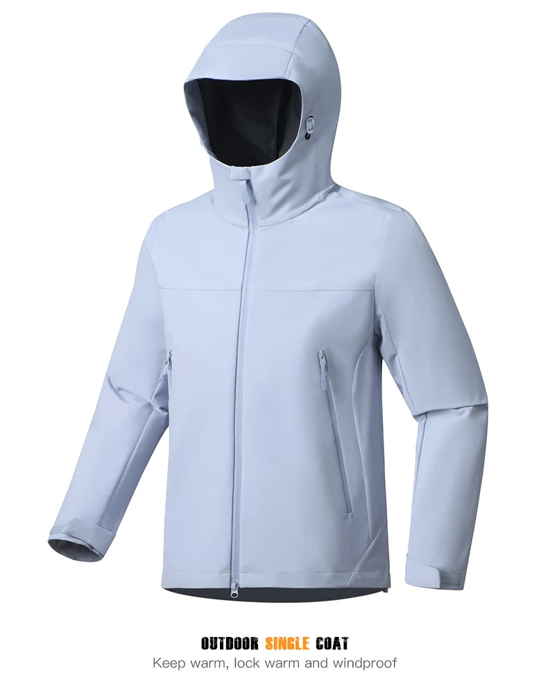 EUMERGX Men's Women's Waterproof Jacket