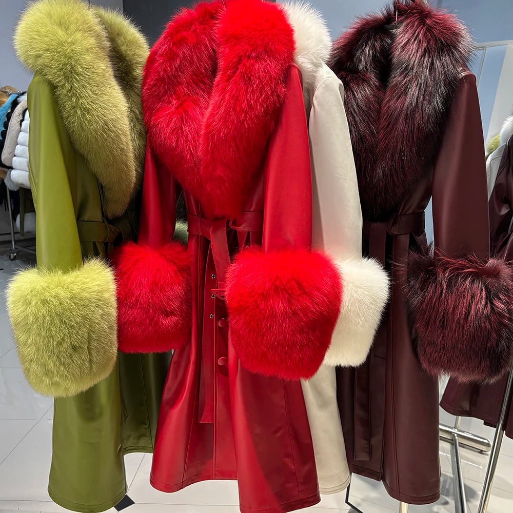 YOLOAgain Women's Fox Trench