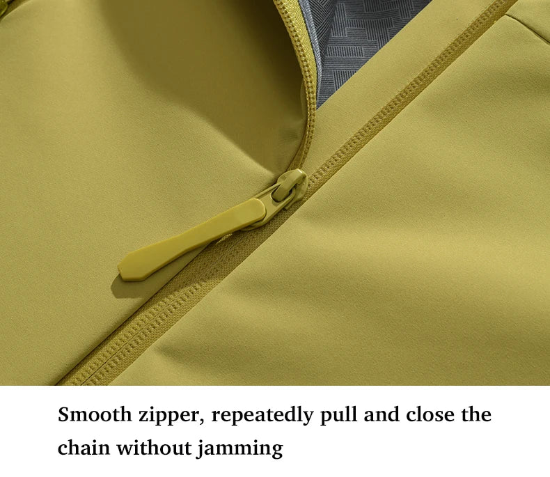 EUMERGX Men's Women's Waterproof Jacket