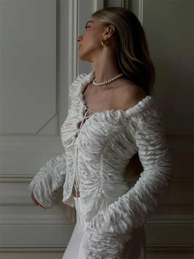 Tossy Ruffled T-shirt Top