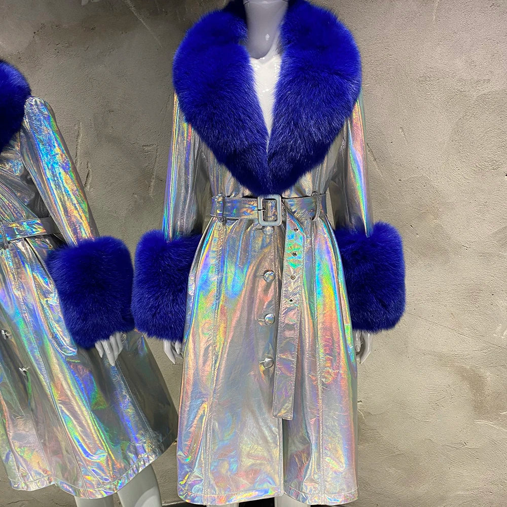 YOLOAgain Women's Fox Trench