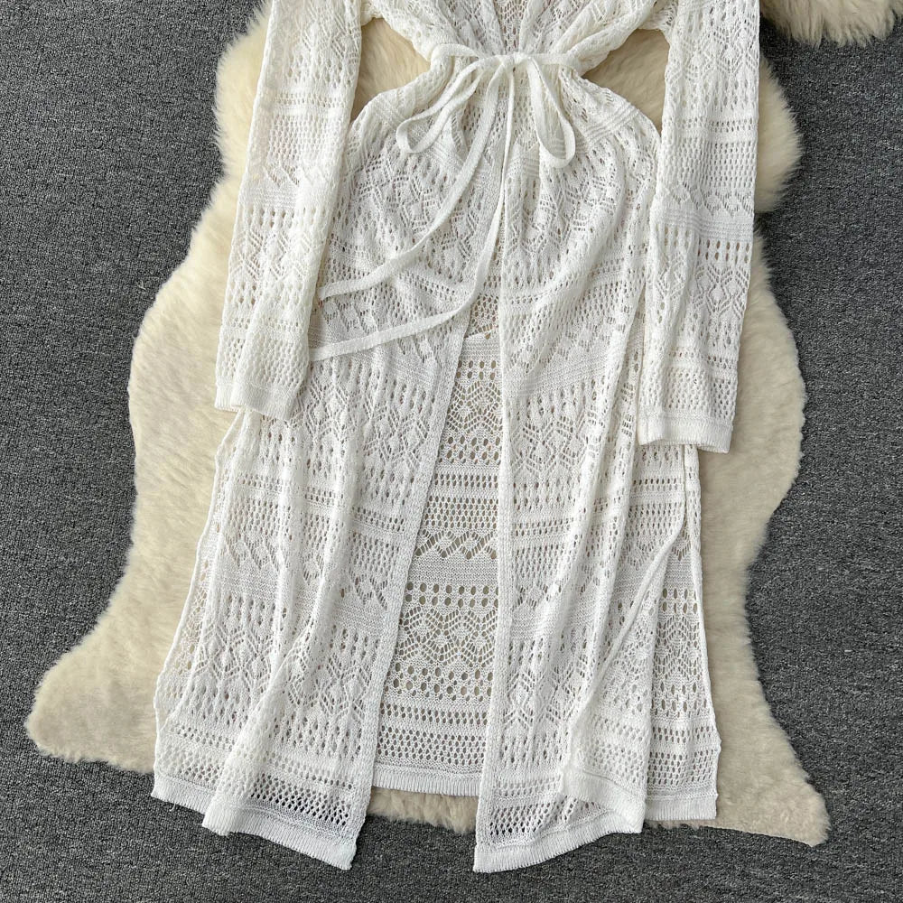 SINGREINY Bohemian Cardigan