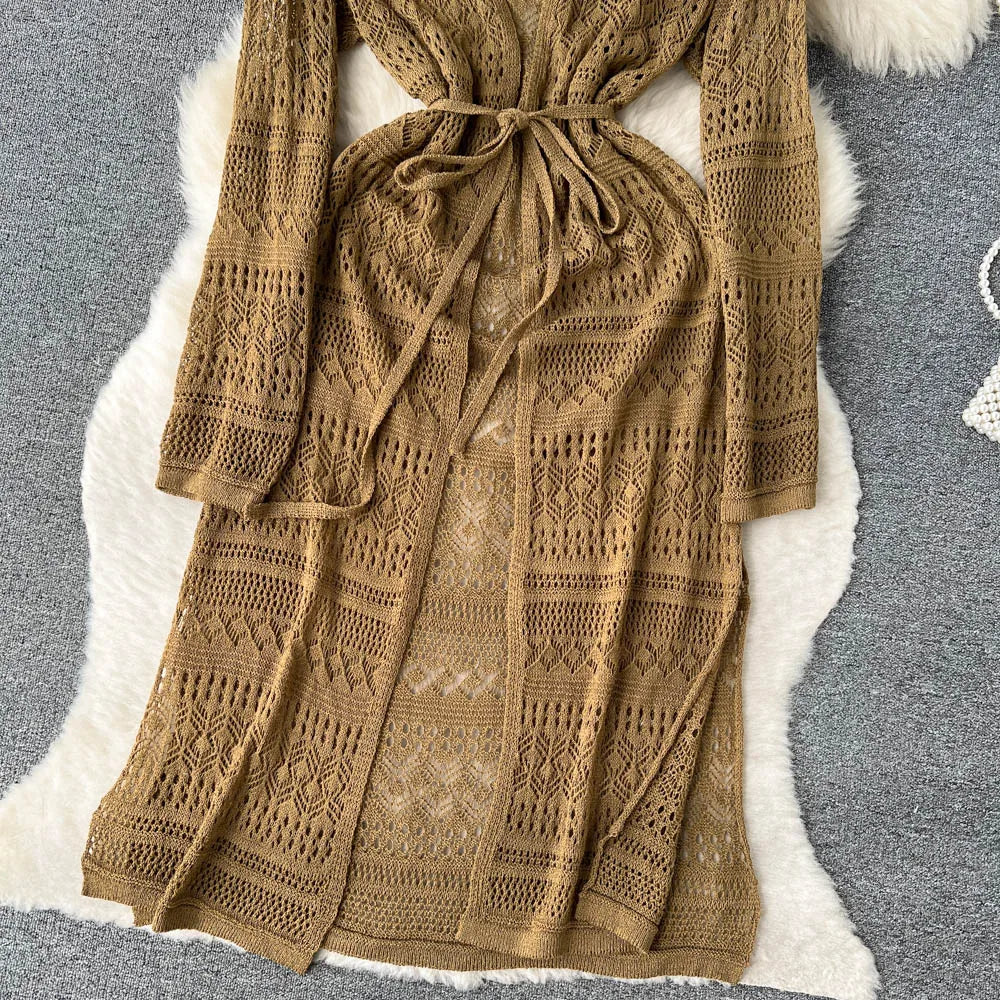 SINGREINY Bohemian Cardigan