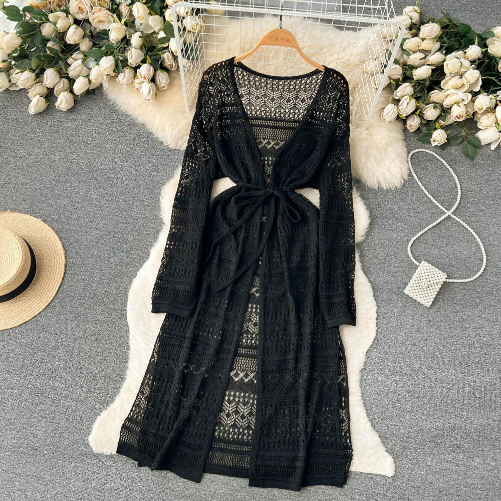 SINGREINY Bohemian Cardigan