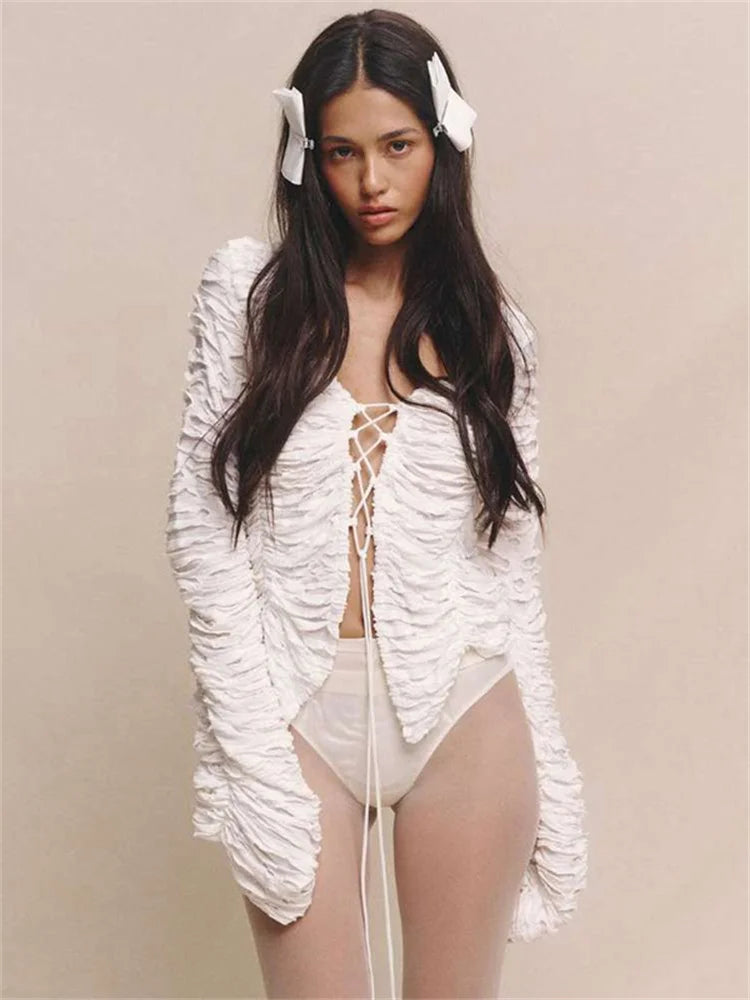 Tossy Ruffled T-shirt Top