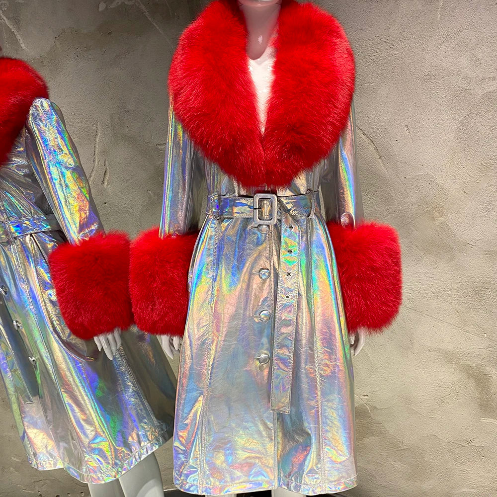 YOLOAgain Women's Fox Trench