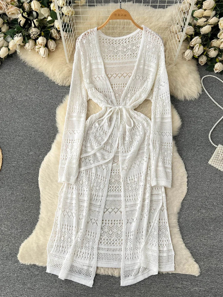 SINGREINY Bohemian Cardigan