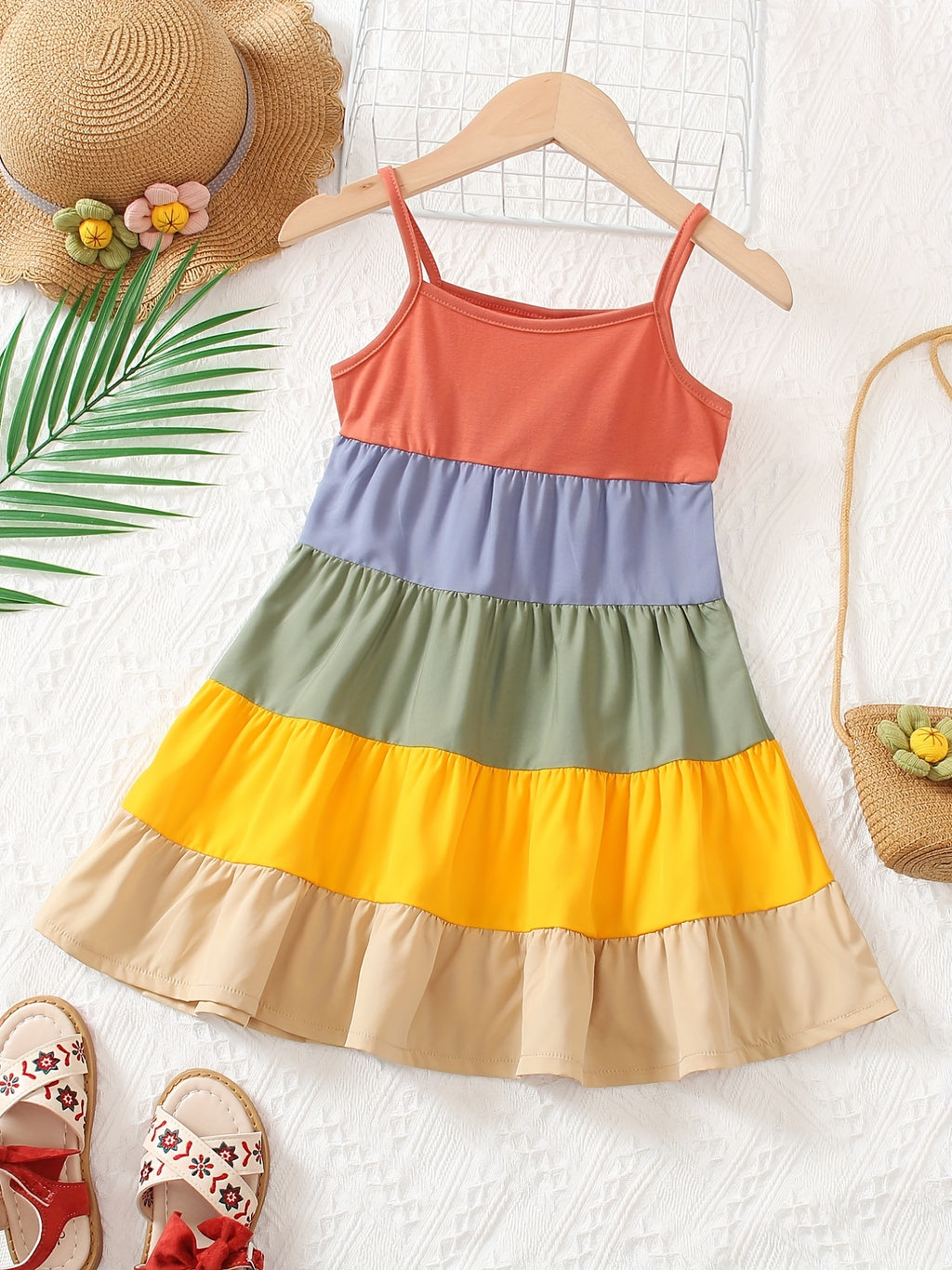 Girls Rainbow Dress