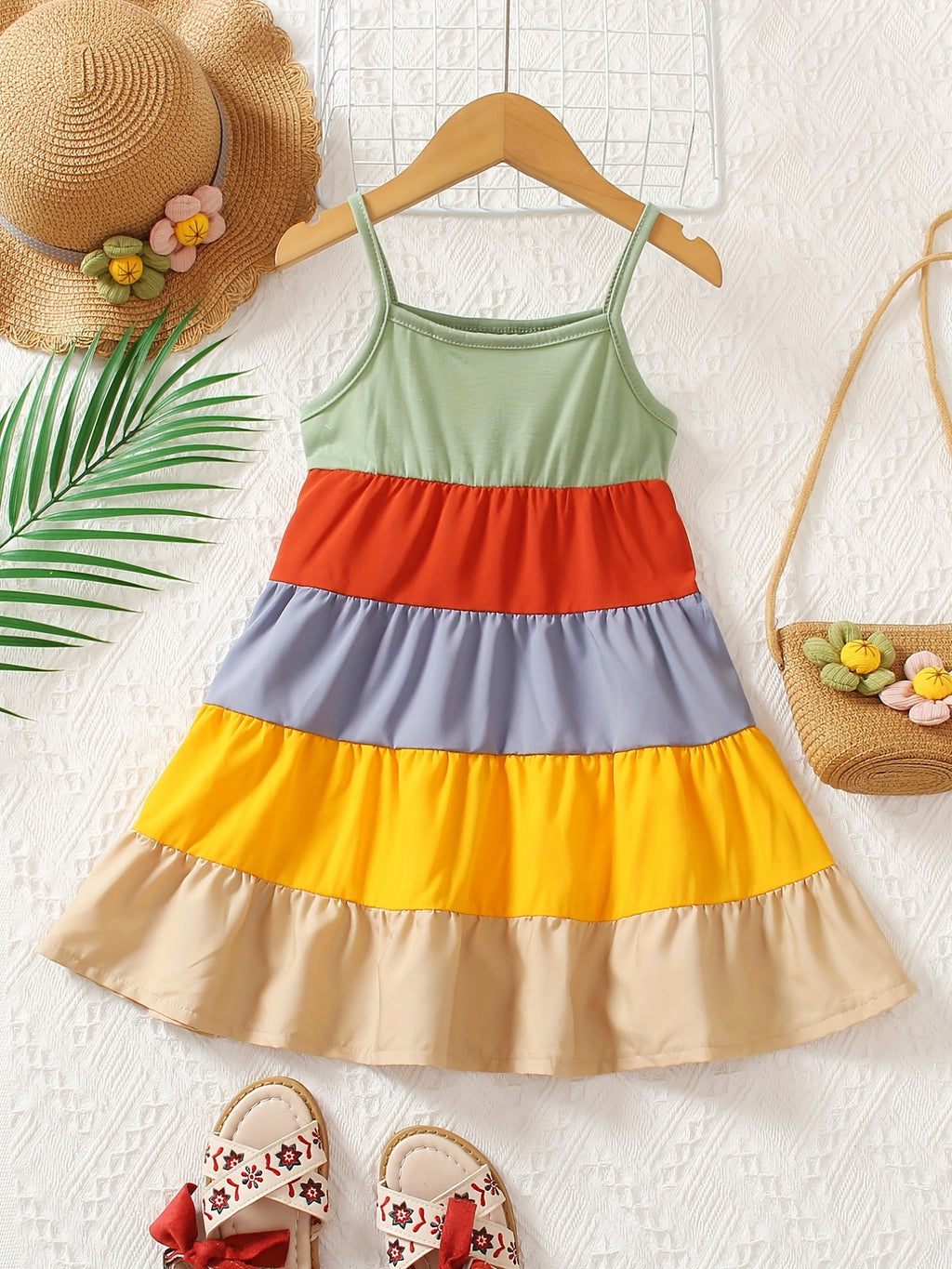 Girls Rainbow Dress