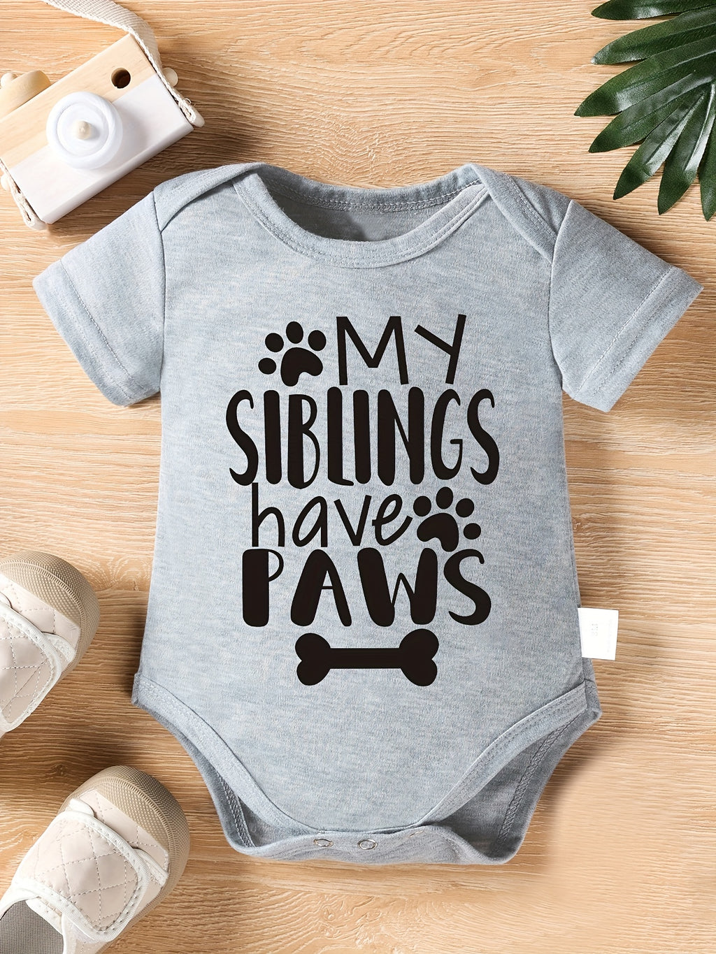 Infant Baby Boys "My Siblings Have Paws"