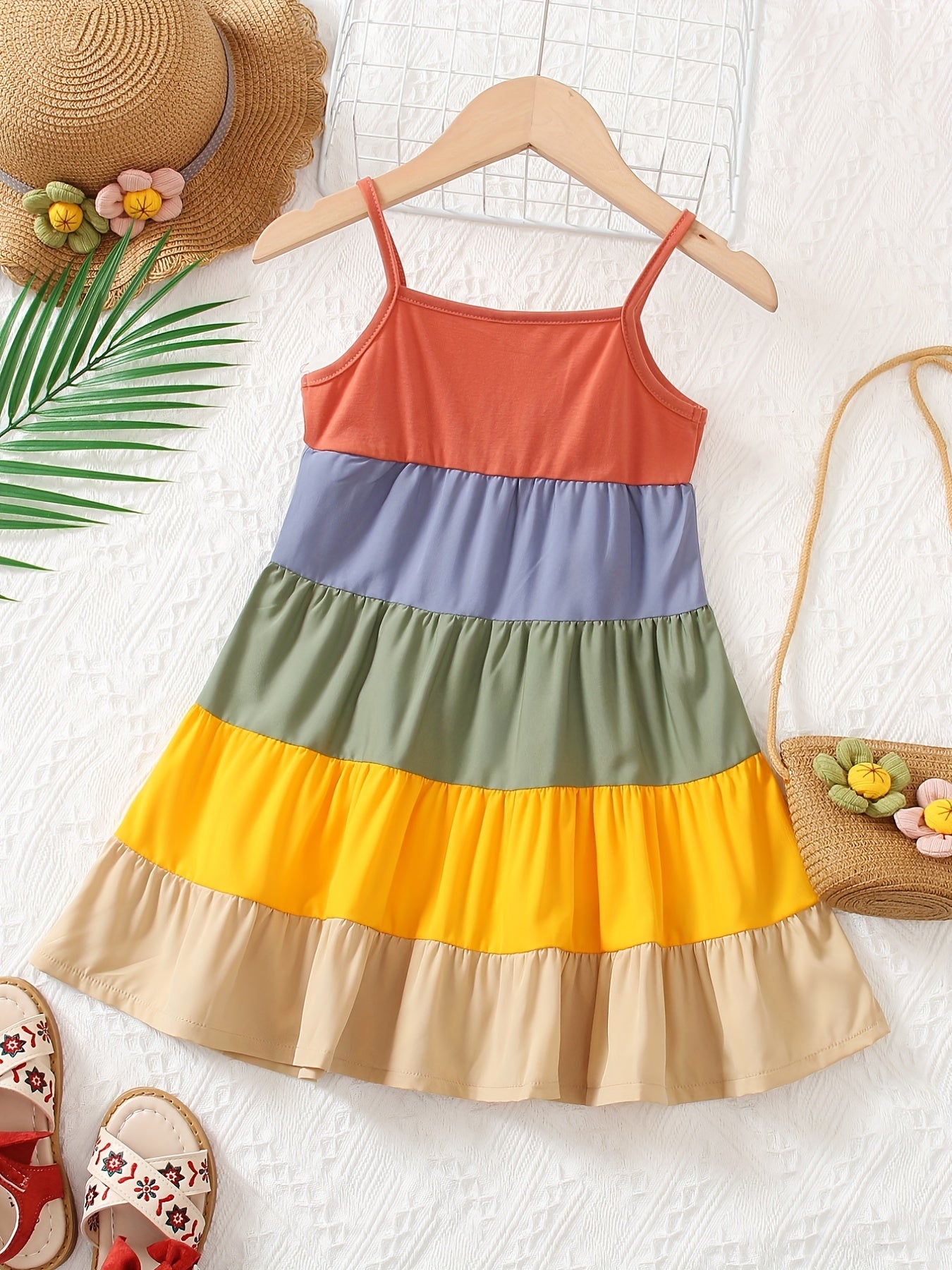 Girls Rainbow Dress