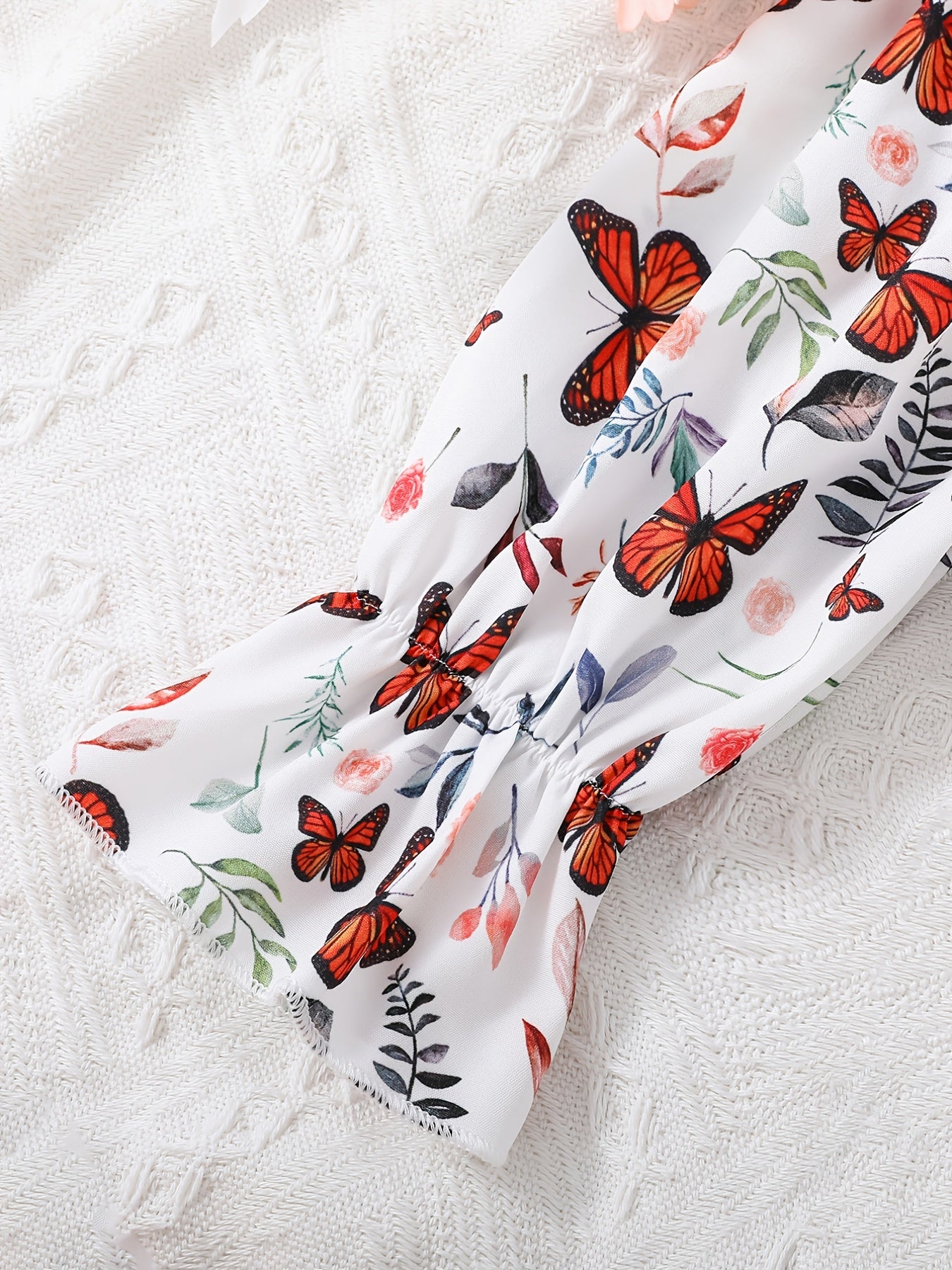 Girls Long Puff Sleeves