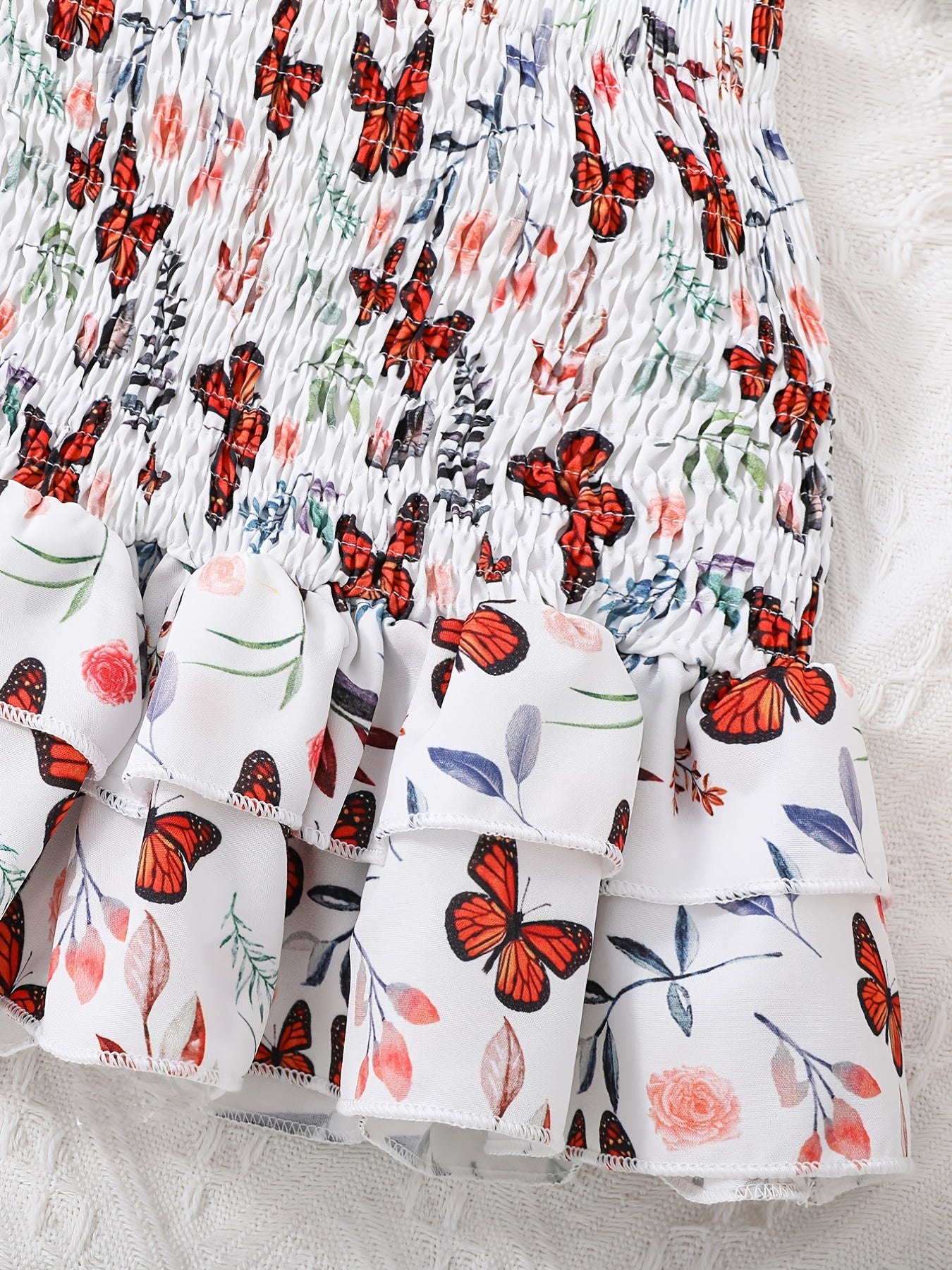 Girls Long Puff Sleeves